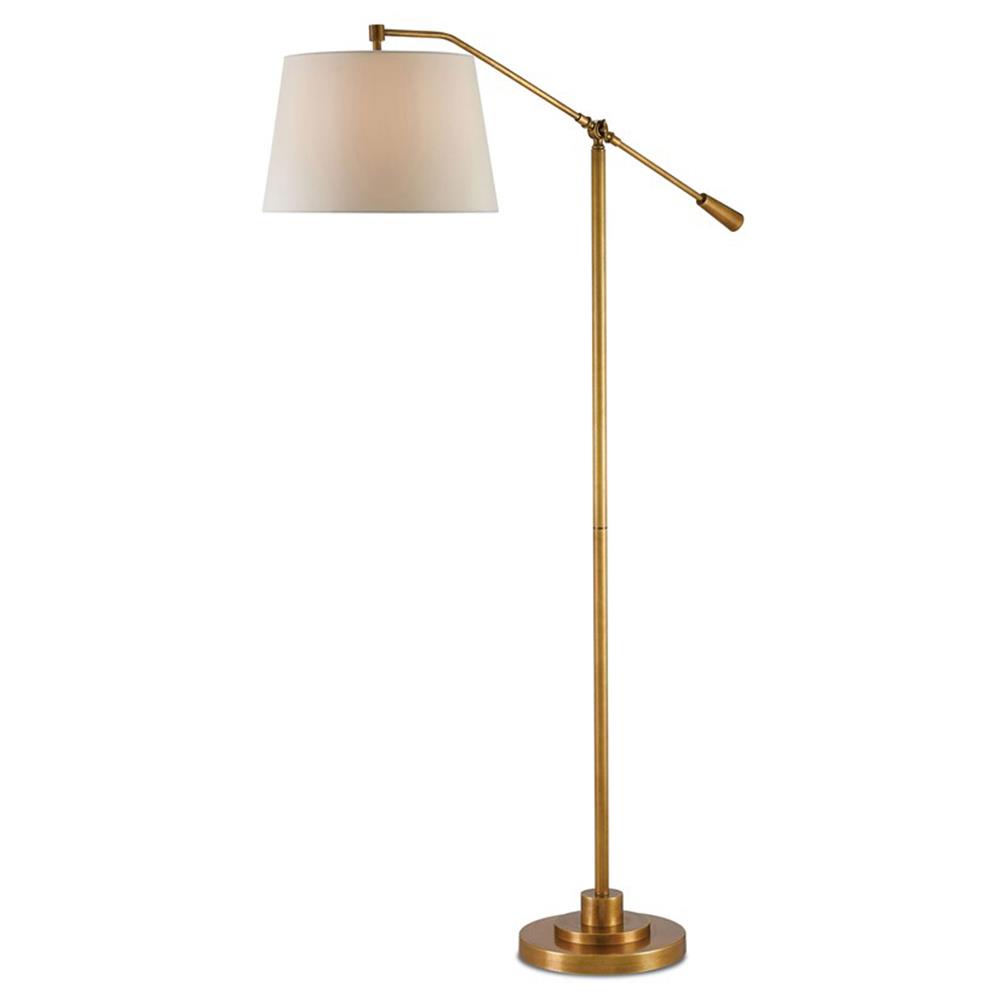 Karayan Modern Classic Antique Brass Swing Arm Floor Lamp 65-69