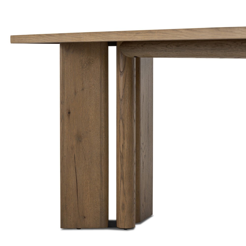 Jonathan Rustic Lodge Light Oak Rectangular Console Table|