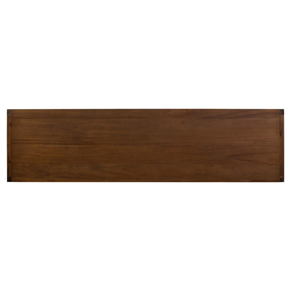 Timmy Rustic Lodge Brown Acacia Double Dresser|