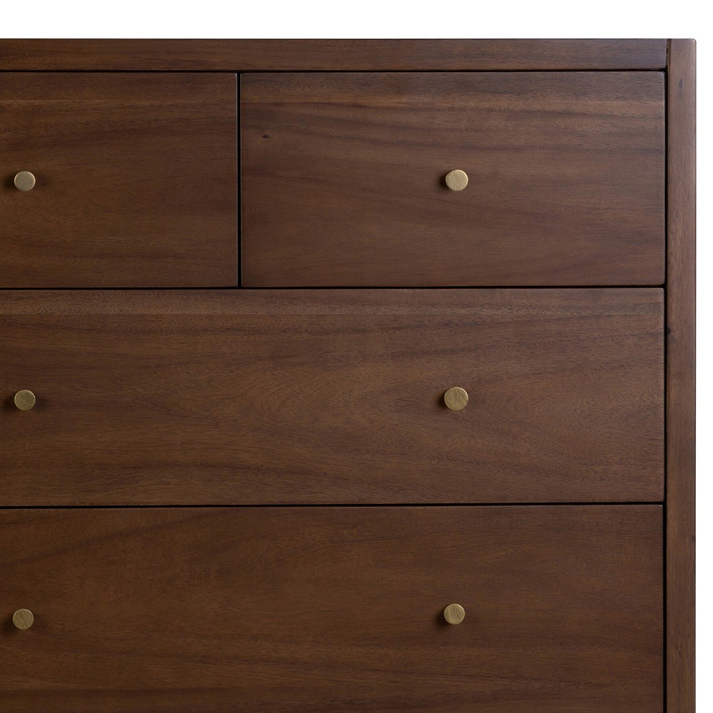Timmy Rustic Lodge Brown Acacia Double Dresser|