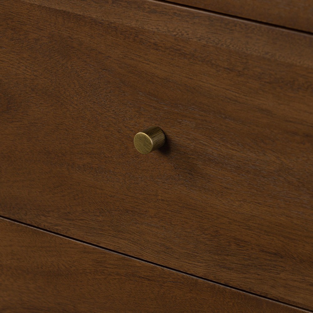 Timmy Rustic Lodge Brown Acacia Double Dresser|