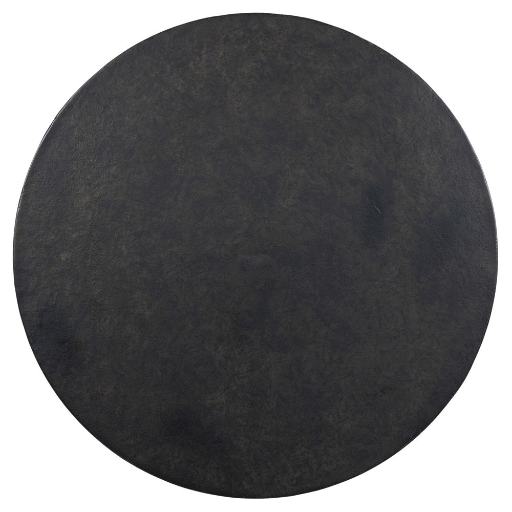 Brixton Modern Classic Distressed Bronze Aluminum Outdoor Counter Table - 34"|