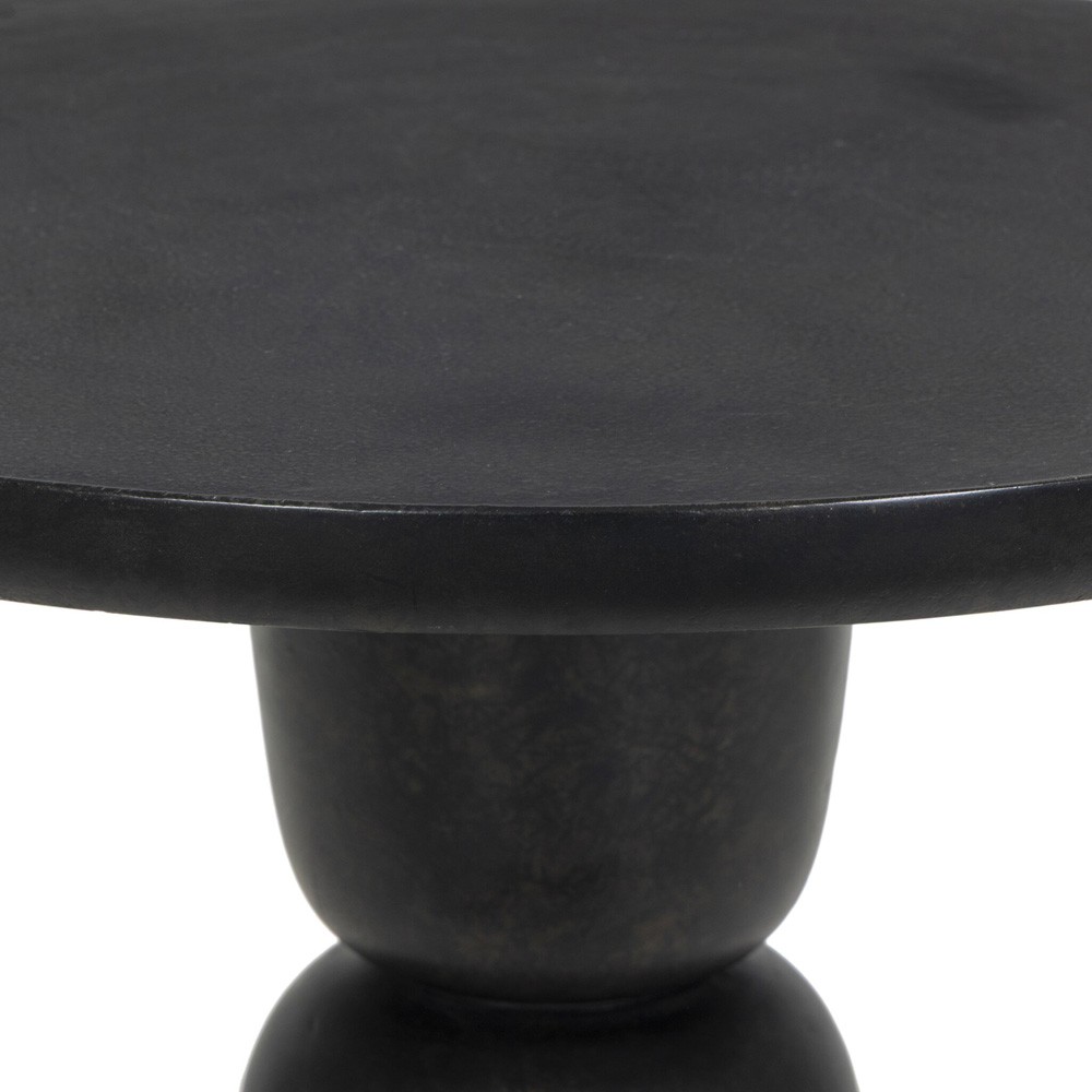 Brixton Modern Classic Distressed Bronze Aluminum Outdoor Counter Table - 34"|