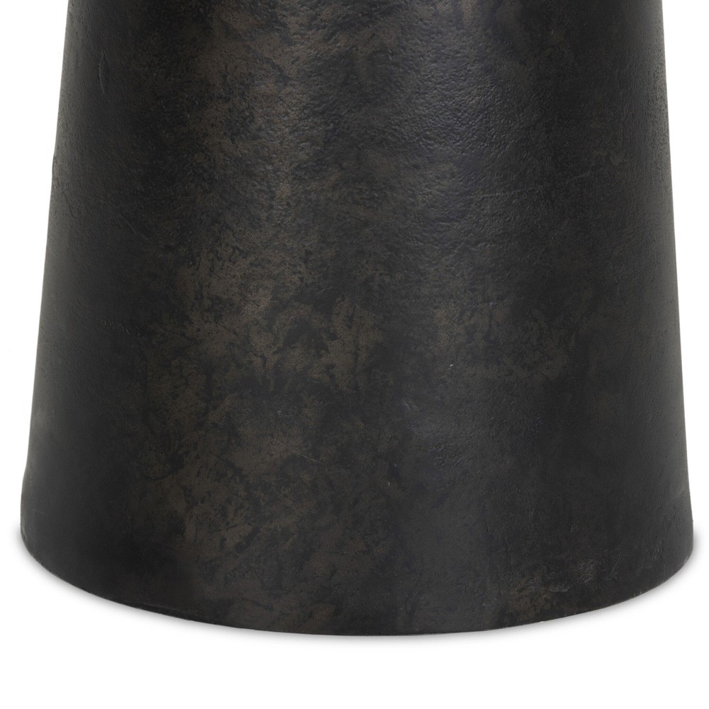 Brixton Modern Classic Distressed Bronze Aluminum Outdoor Counter Table - 34"|