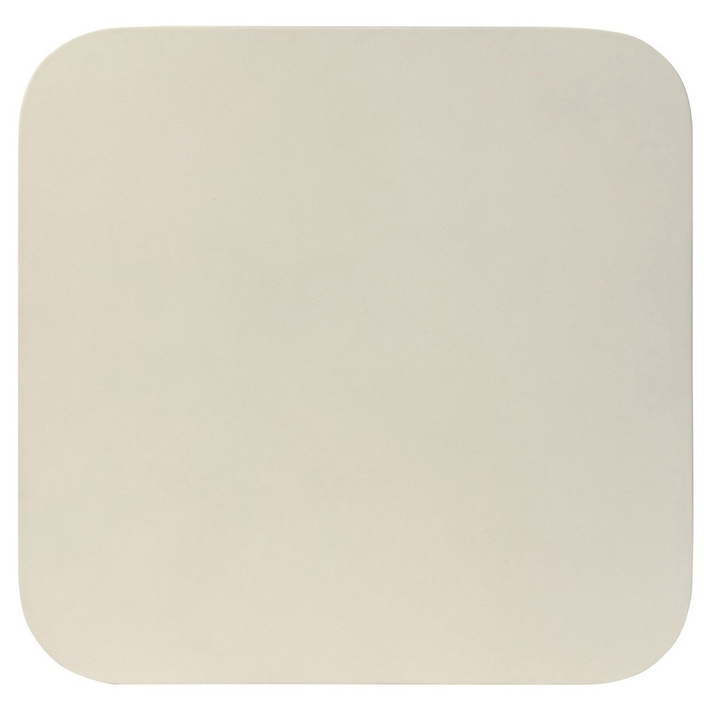 Yvonne Modern Classic White Concrete Outdoor Block Coffee Table|