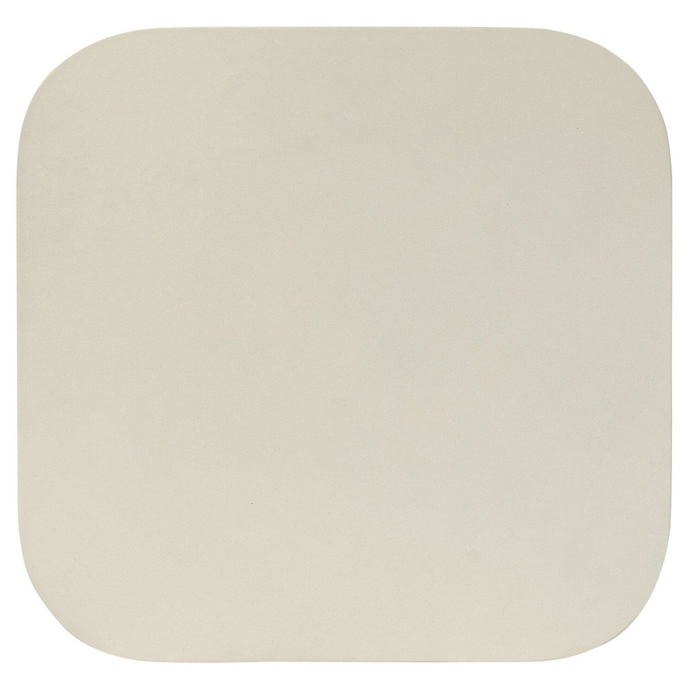 Yvonne Modern Classic White Concrete Outdoor Square Block End Table|