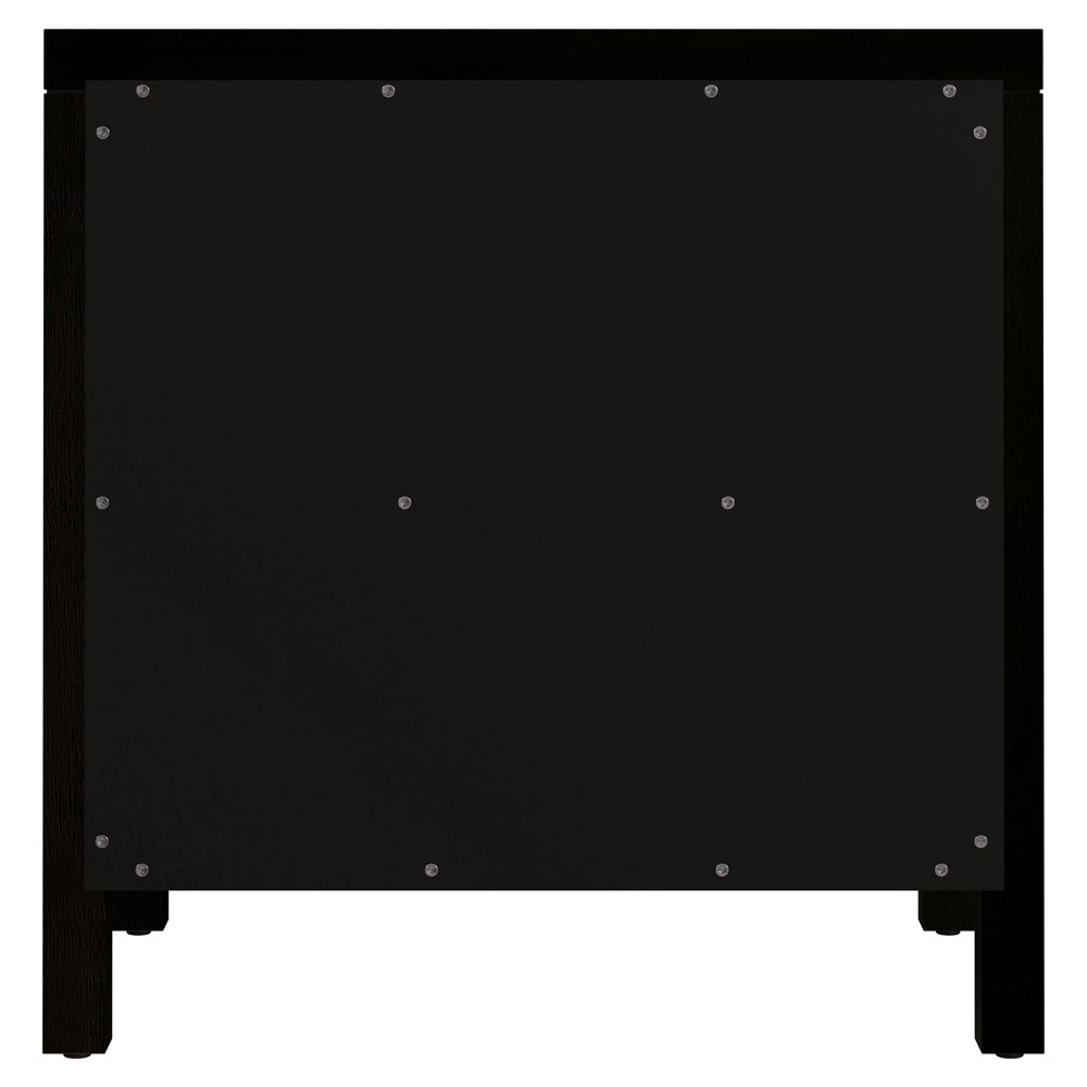 Shay Modern Classic Antique Coffee Acacia Wood Nightstand|