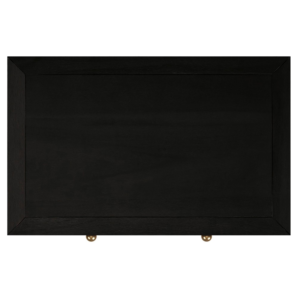 Shay Modern Classic Antique Coffee Acacia Wood Nightstand|