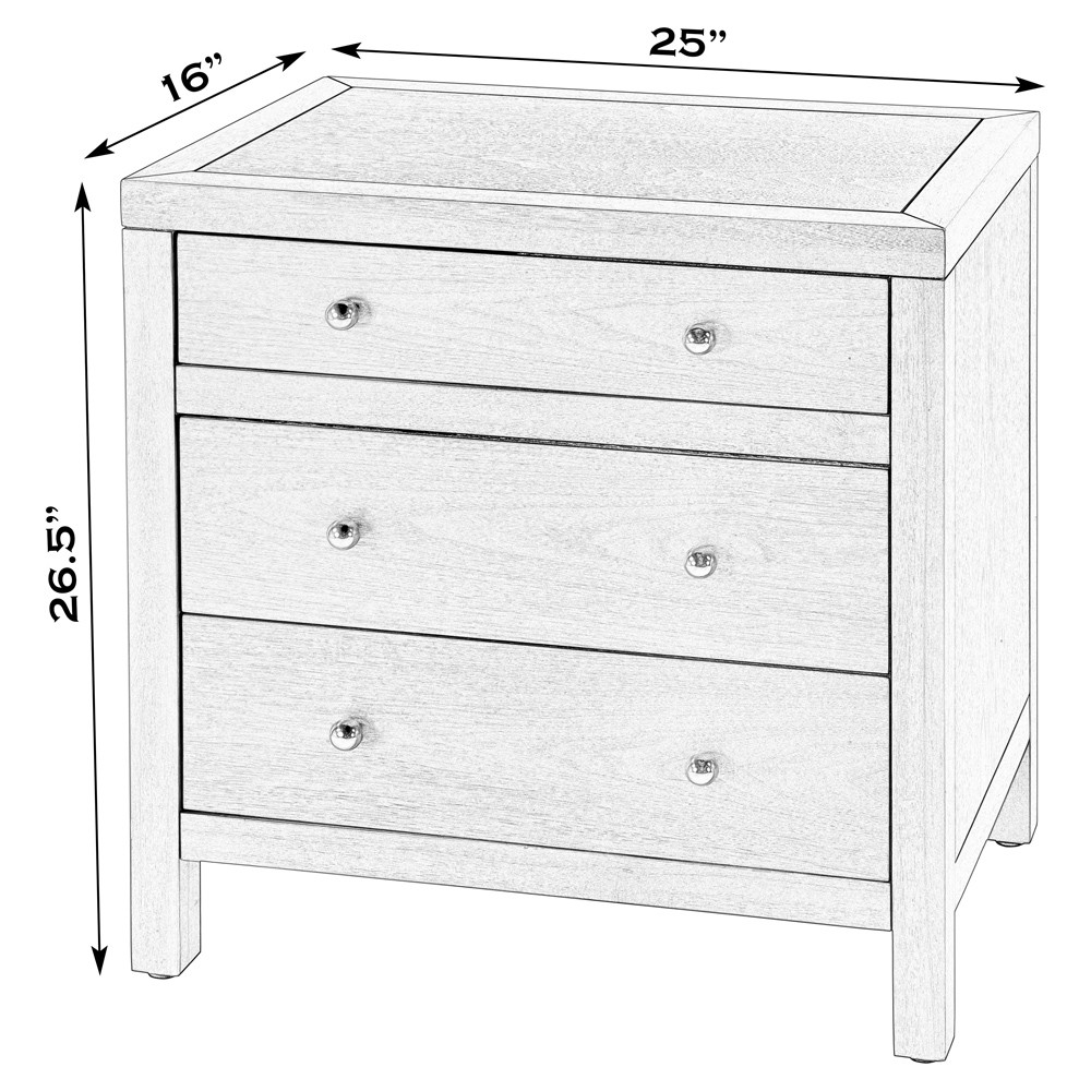 Shay Modern Classic Dark Brown Acacia Wood Nightstand|