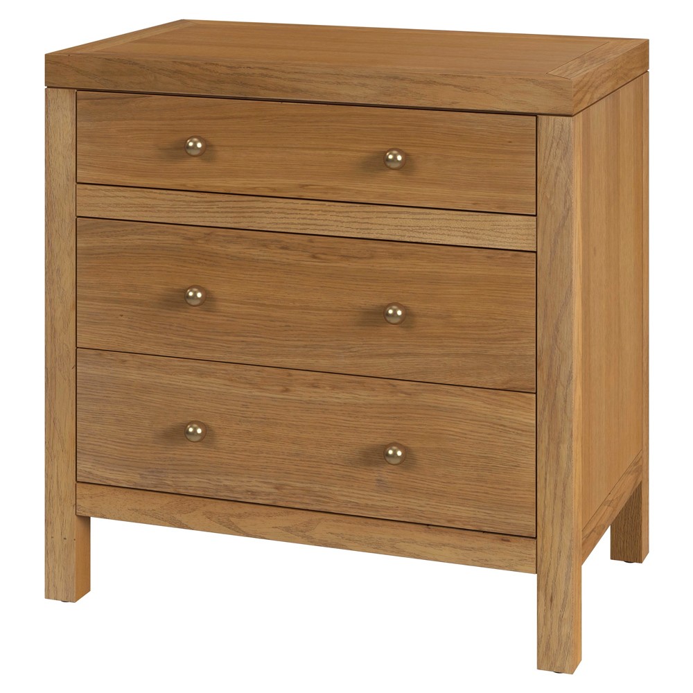 Shay Modern Classic Natural Oak Nightstand|