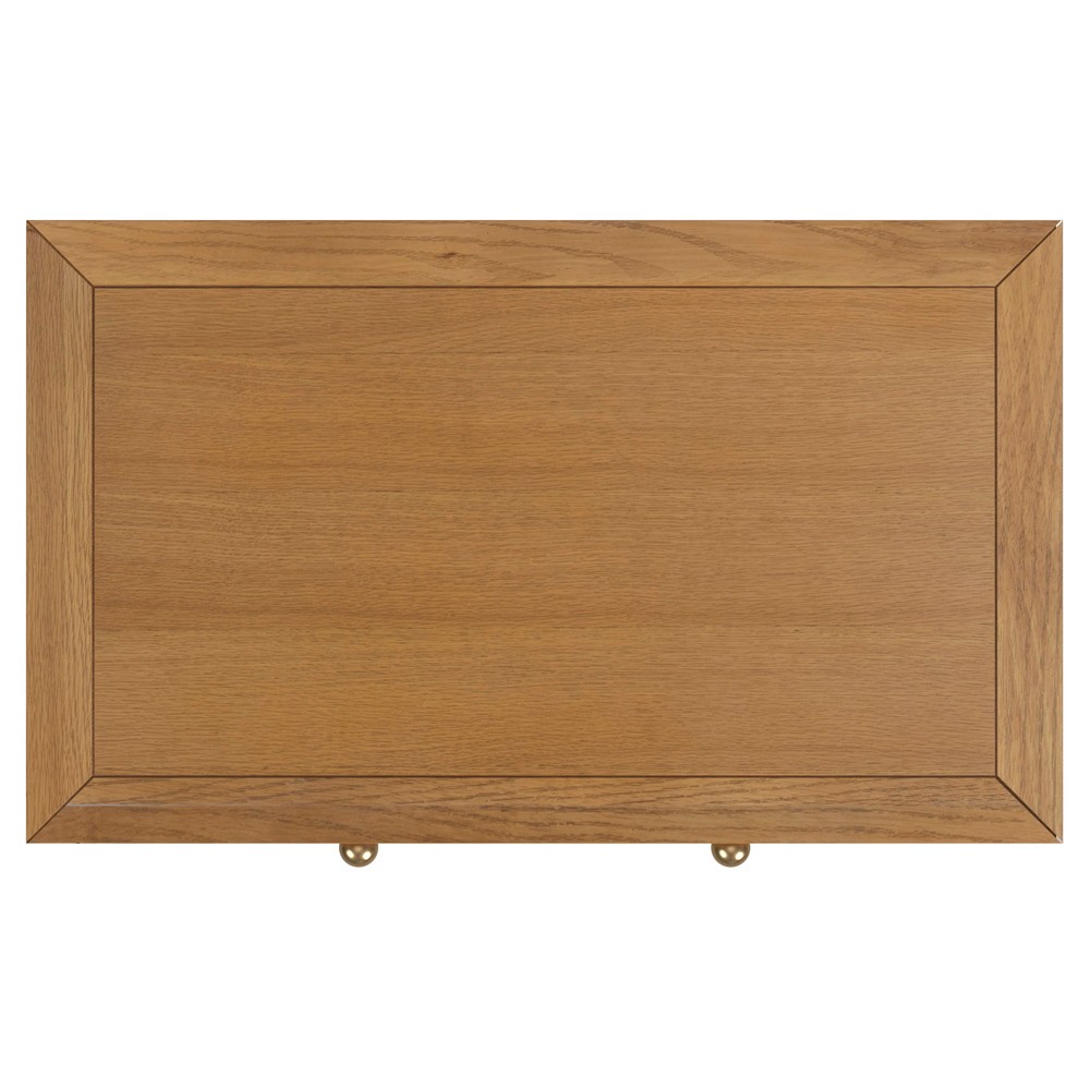 Shay Modern Classic Natural Oak Nightstand|