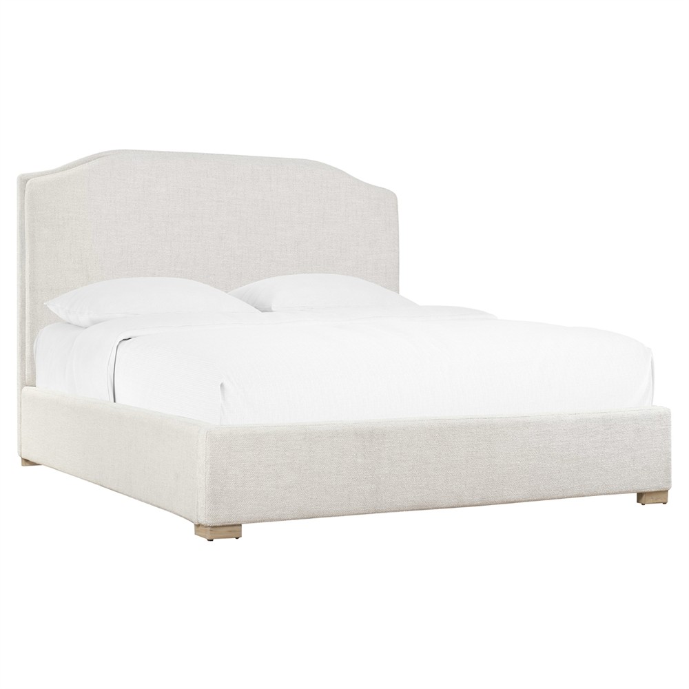 Siena Modern Classic White Bed - Queen|