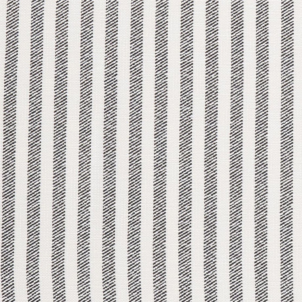 Delphine French Black Striped Sunbrella Green Aluminum Scalloped Outdoor Chaise|