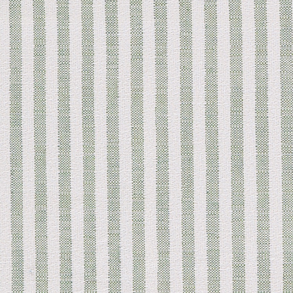 Delphine French Green Striped Sunbrella Aluminum Scalloped Outdoor Chaise|