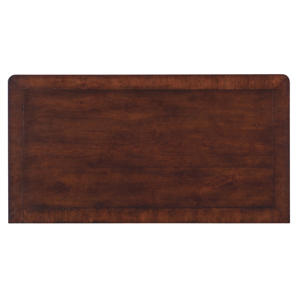 Harvey Updated Traditional Cherry Wood Wide Nightstand Wide (Over