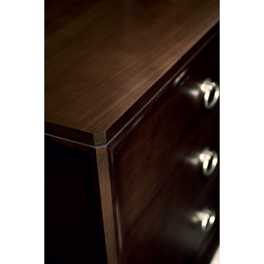 Century Tribeca Modern Classic Brown Maple Wood Bachelor Chest|