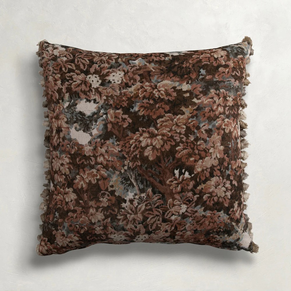 Flourish Updated Traditional Rose Throw Pillow - 20x20|