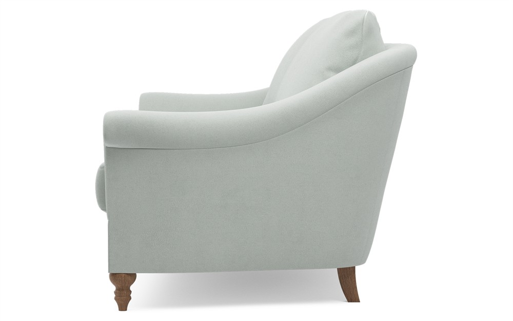 Amelie Smoked Paprika Velvet Loveseat - 72"|