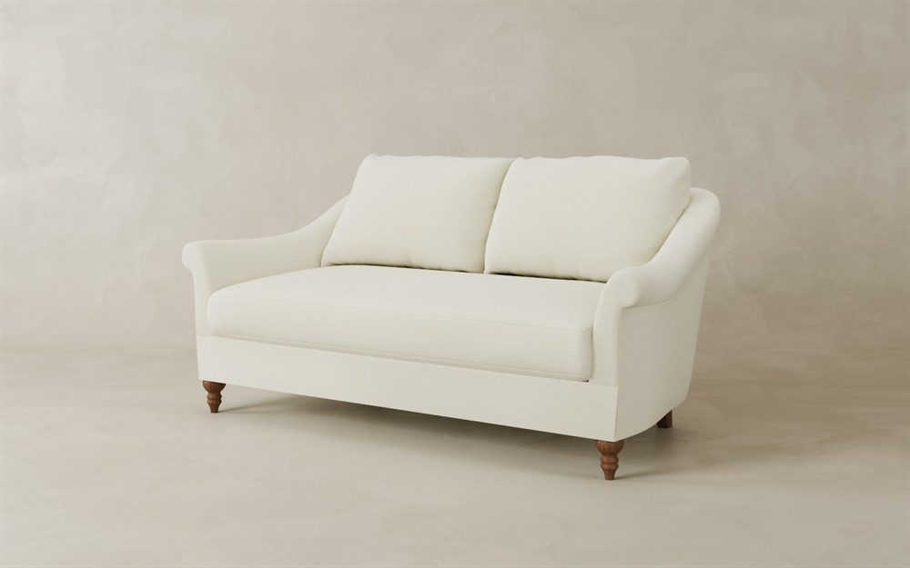 Amelie Smoked Paprika Velvet Loveseat - 72"|