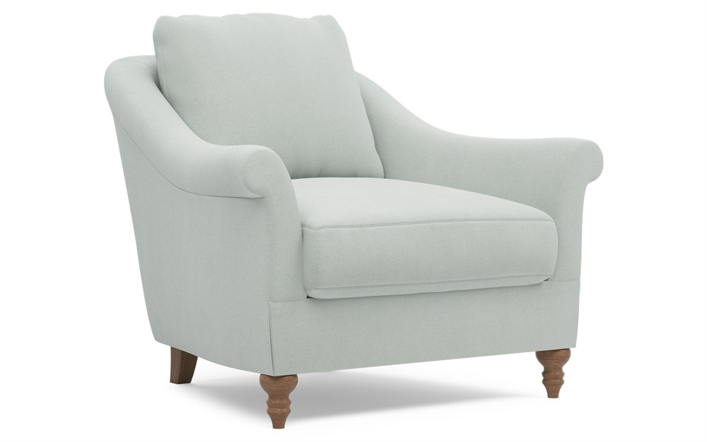 Amelie Sea Glass Velvet Chair|