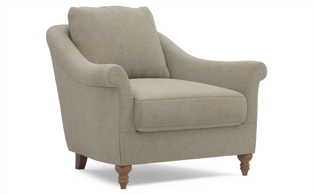 Amelie Flagstone Velvet Chair|