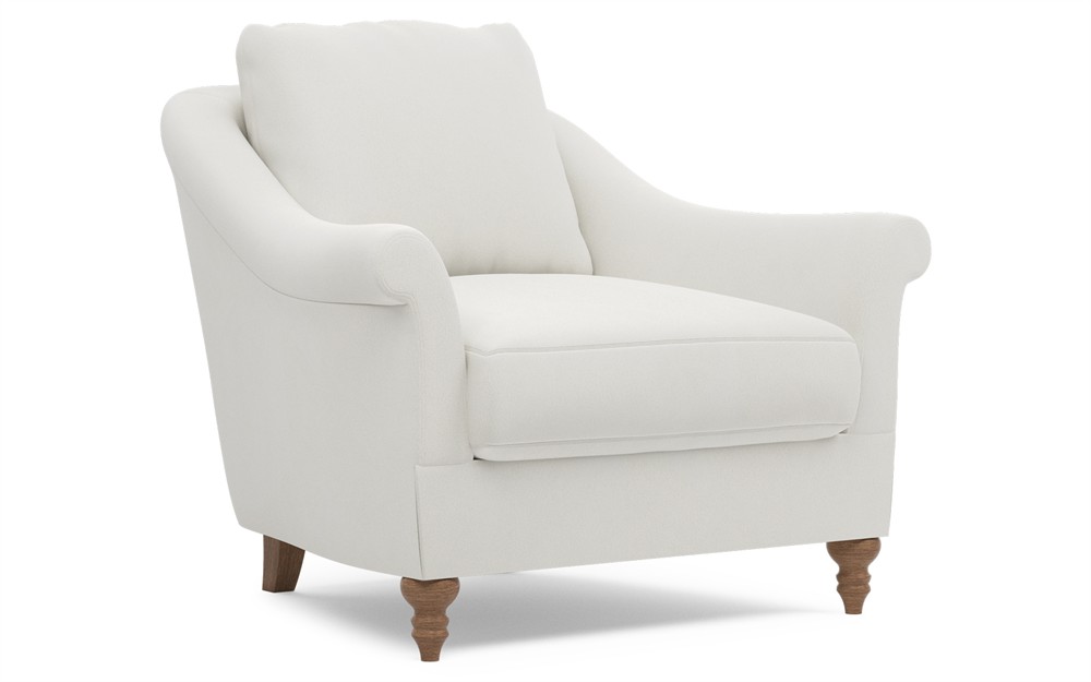 Amelie Glacier Velvet Chair|