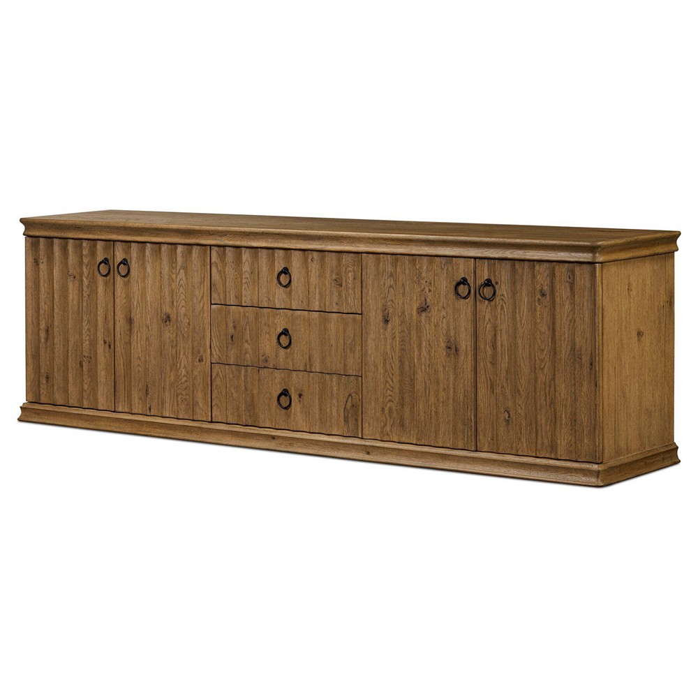 Cambra Drifted Oak Media Console - 92"|