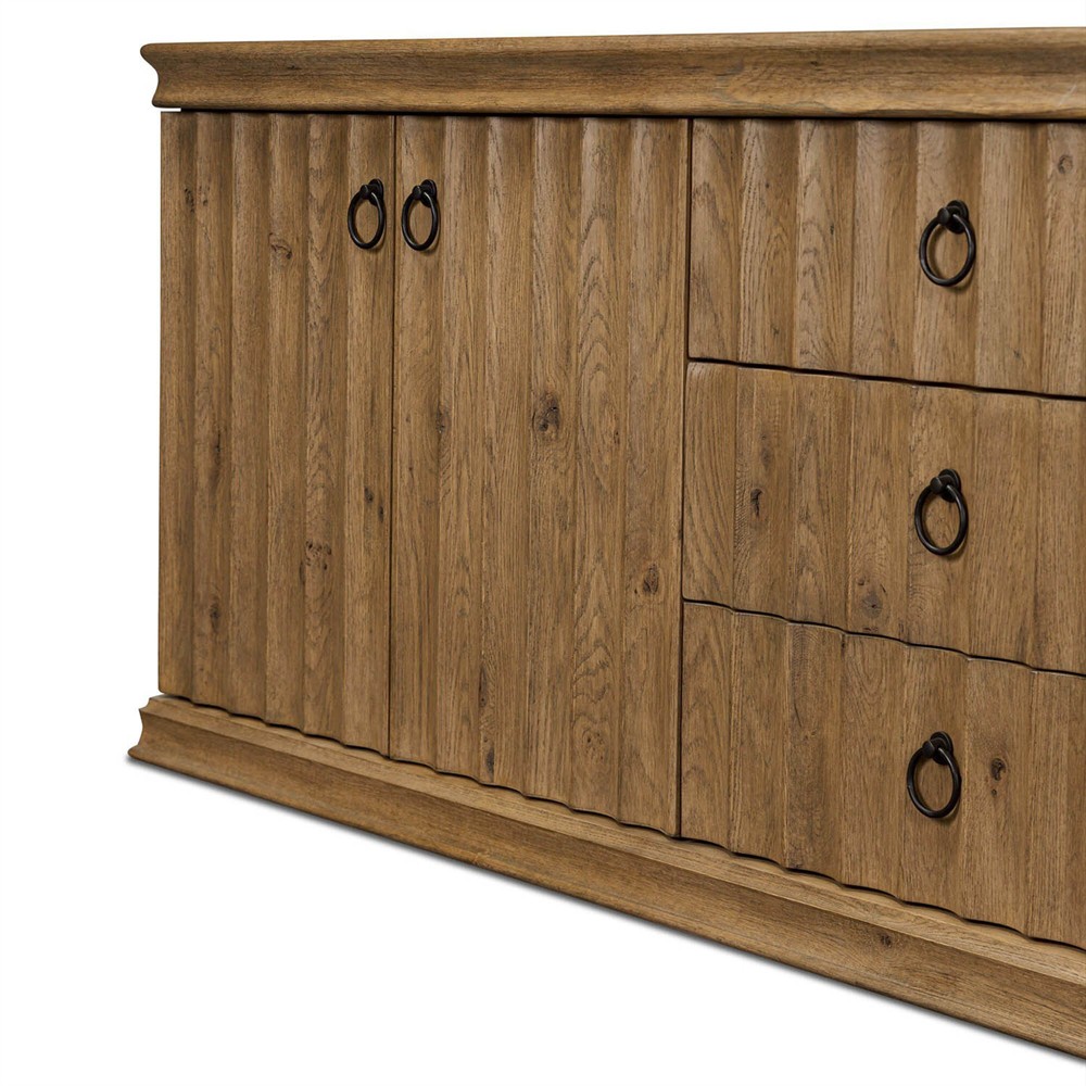 Cambra Drifted Oak Media Console - 92"|