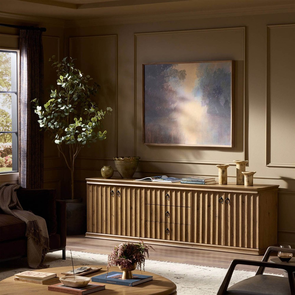 Cambra Drifted Oak Media Console - 92"|