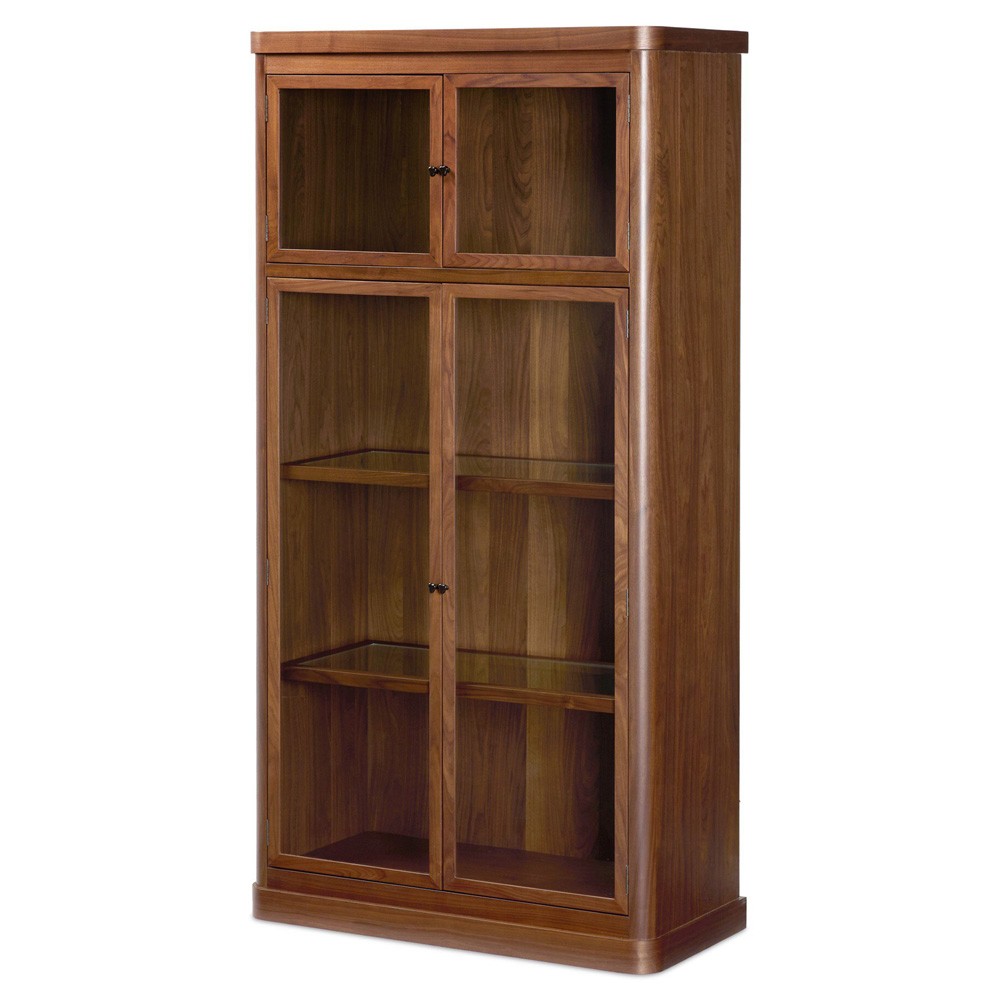 Gleason Dark Brown Walnut Cabinet|