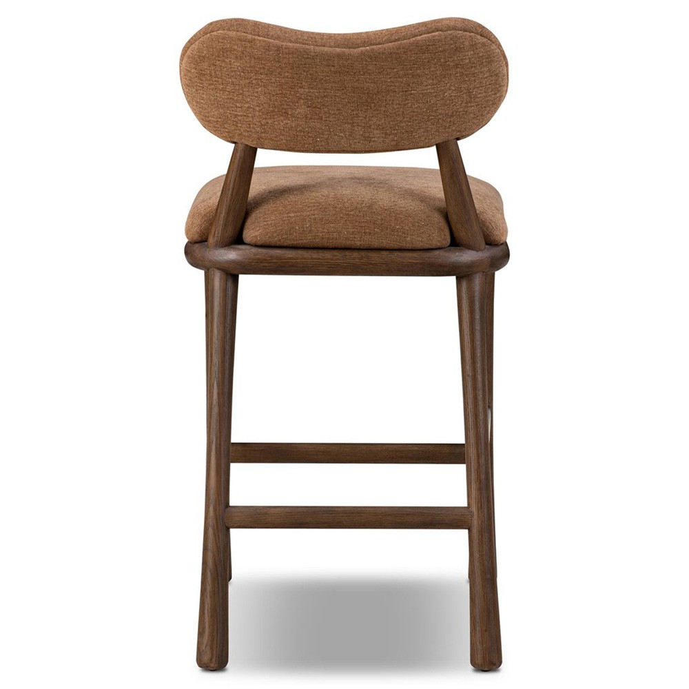 Juna Laughlin Ochre Counter Stool | Kathy Kuo Home