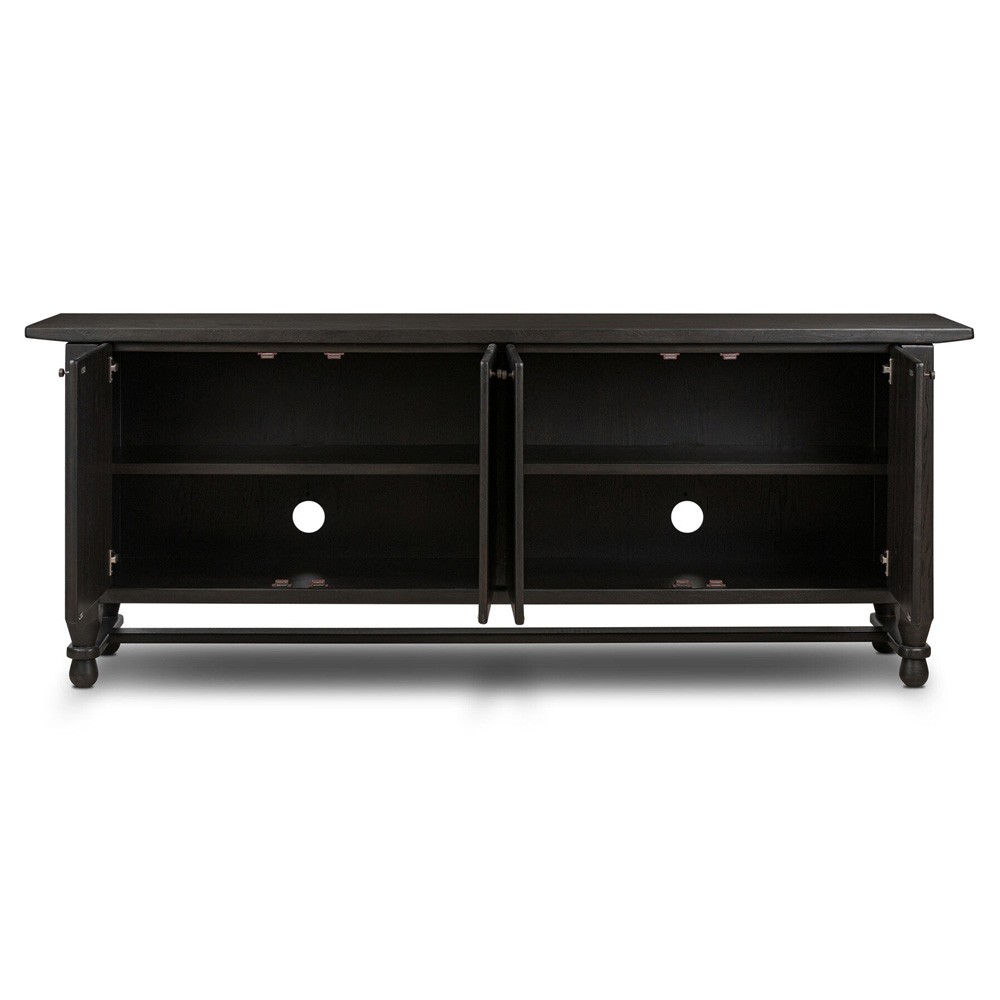 Lainey Smoked Black Oak Sideboard Wide (Over 75