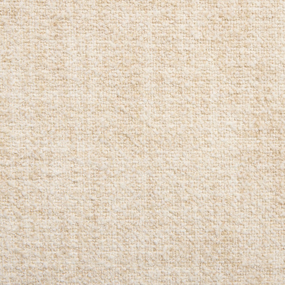 Leona Modern Classic Cream Boucle Black Iron Bedroom Bench|