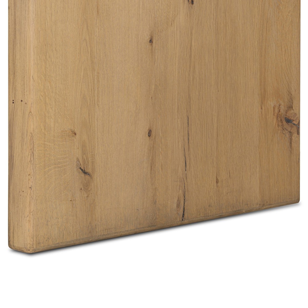 Nico Modern Classic Palermo Leather Natural Oak Desk|