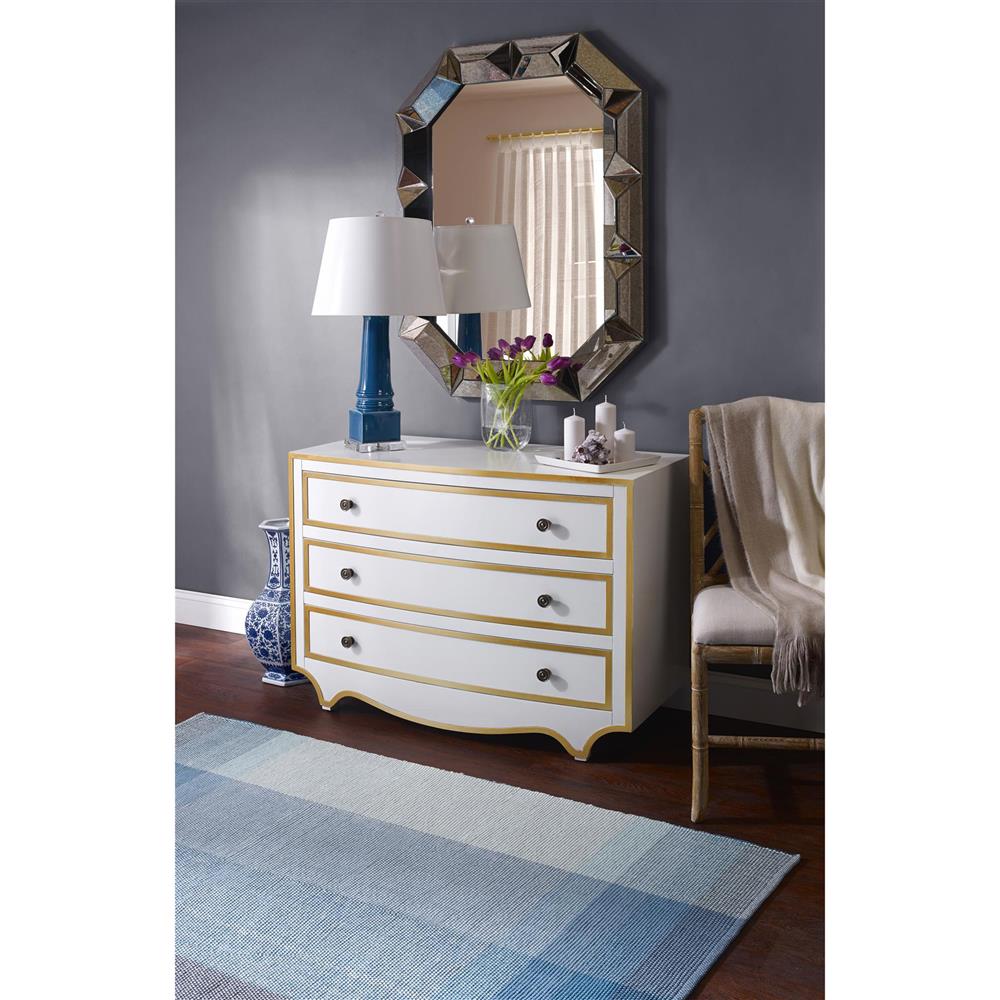 Romano Hollywood Regency Antique Framed Wall Mirror|