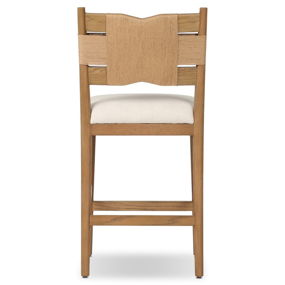 Tova Light Buff Oak Counter Stool|