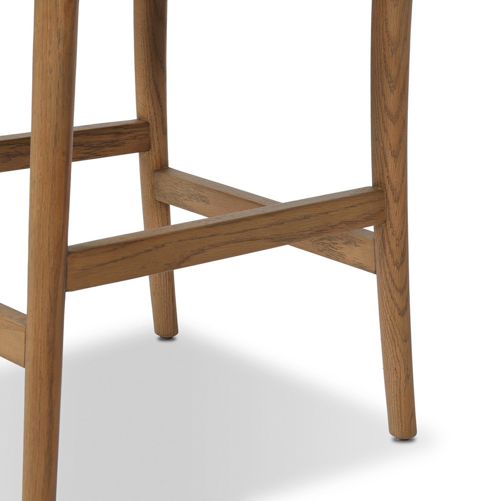 Tova Light Buff Oak Counter Stool|