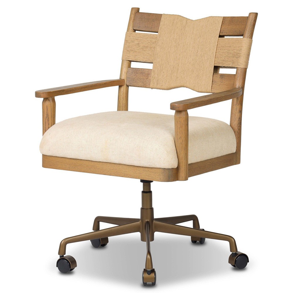 Tova Bergamo Parchment Desk Chair|