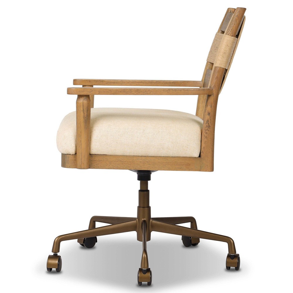 Tova Bergamo Parchment Desk Chair|