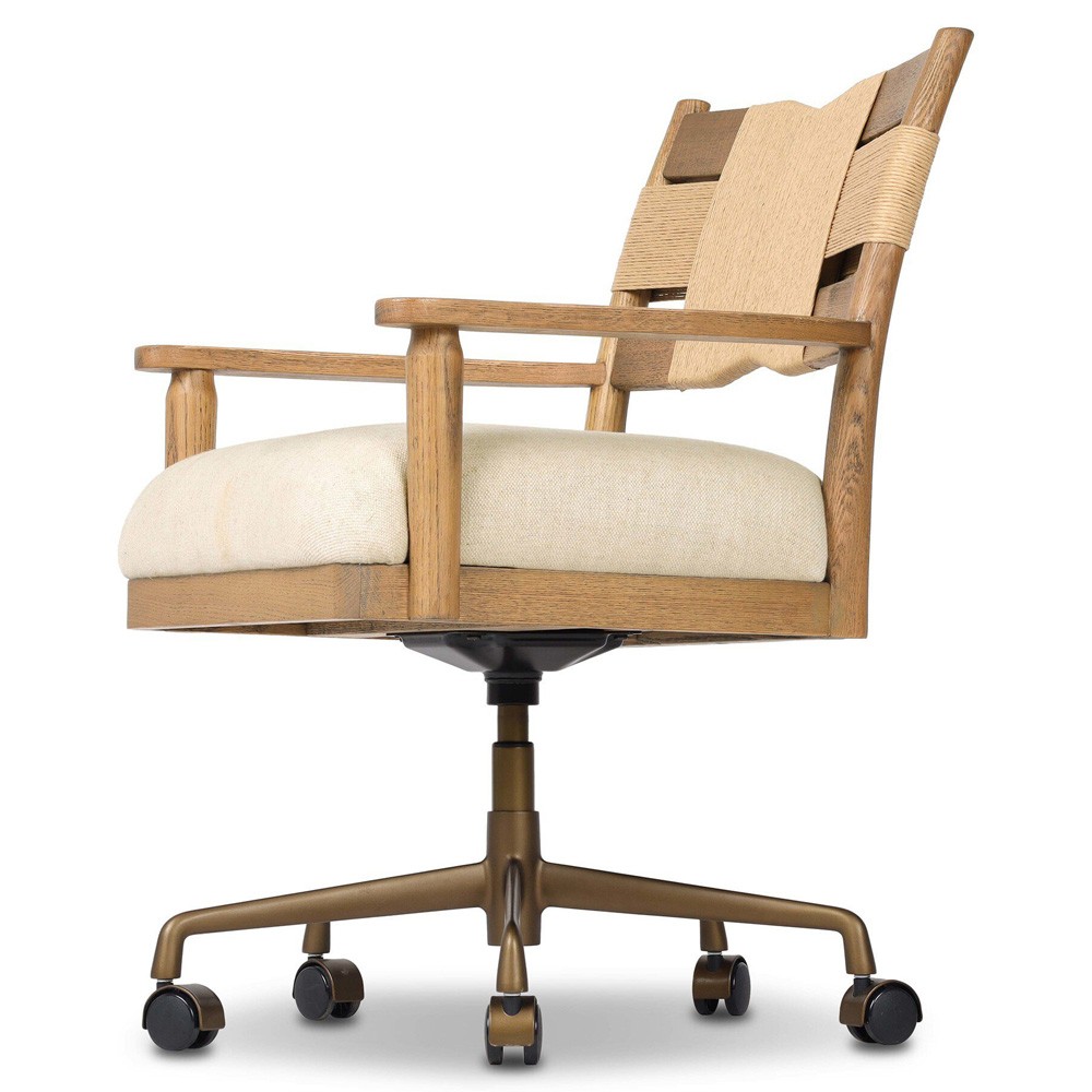 Tova Bergamo Parchment Desk Chair|