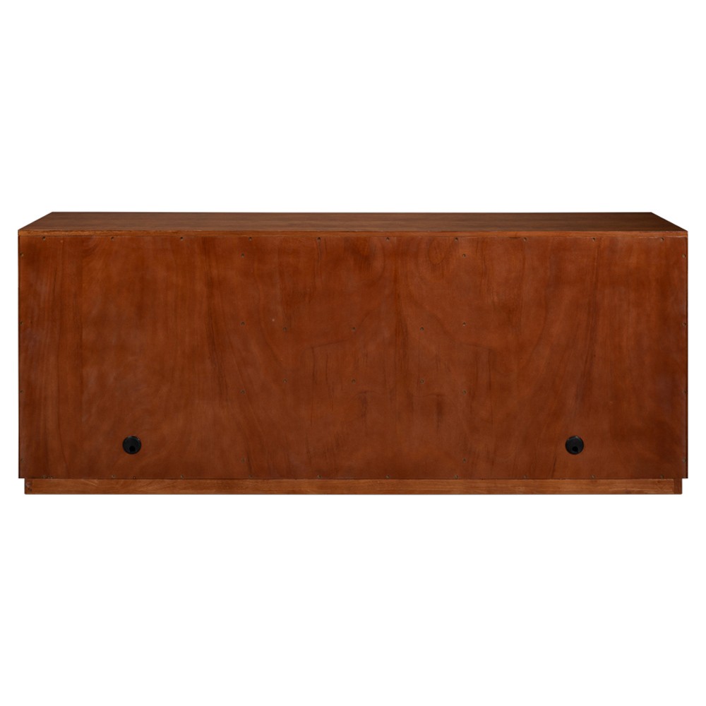 Lyla French Country Brown Wood Credenza|