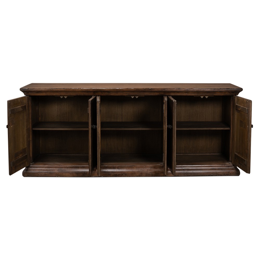 Ariana Rustic Lodge Brown Wood Sideboard|