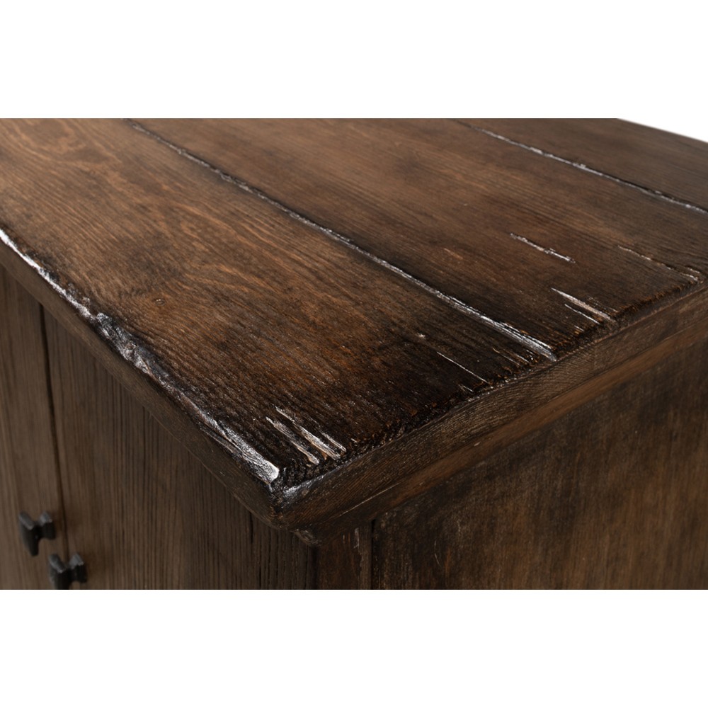 Ariana Rustic Lodge Brown Wood Sideboard|