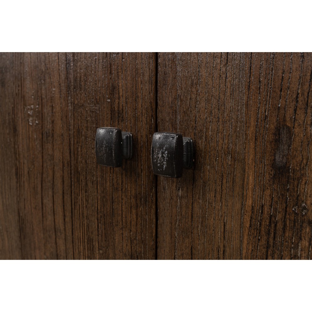Ariana Rustic Lodge Brown Wood Sideboard|