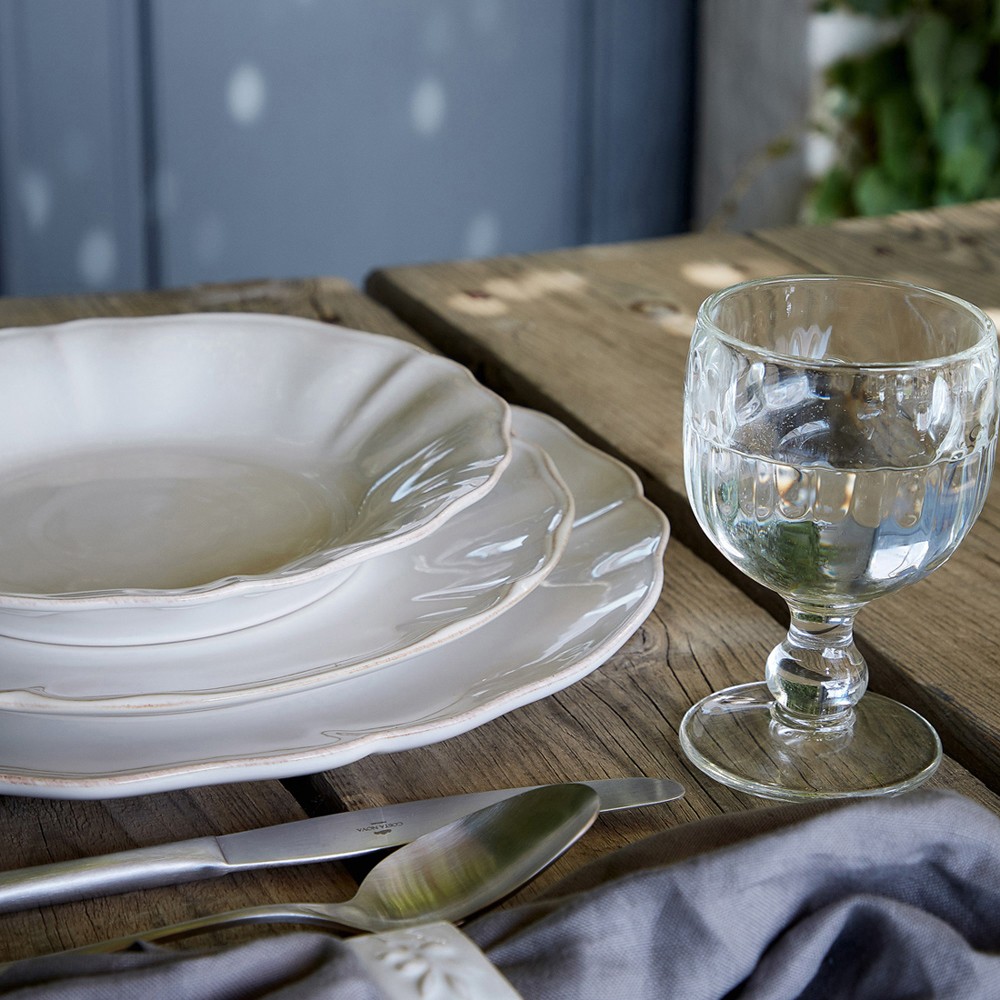 Alentejo Updated Traditional White Plates - Set of 7|