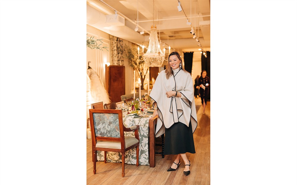 Marielle Secret Garden Botanical Weave Saxony Side Chair|