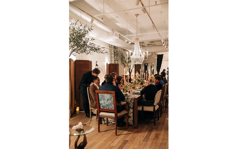 Marielle Secret Garden Botanical Weave Saxony Side Chair|