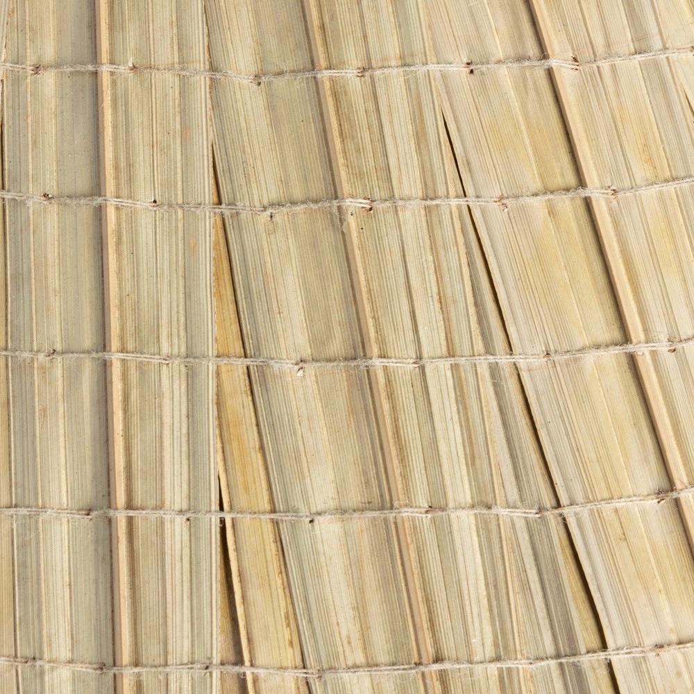 Cobb Coastal Beach Natural Palm Fiber Shade Sand Ceramic Table Lamp|