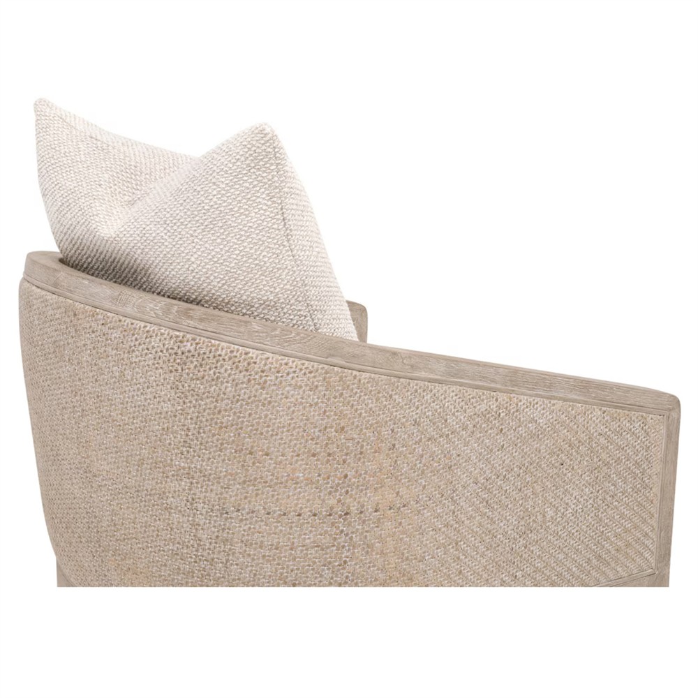 Mason Coastal Beach Cream Performance Grey Oak Counter Stool|