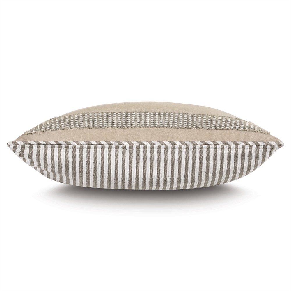 Wimcy Updated Traditional Beige Performance Indoor Outdoor Throw Pillow - 20x20|